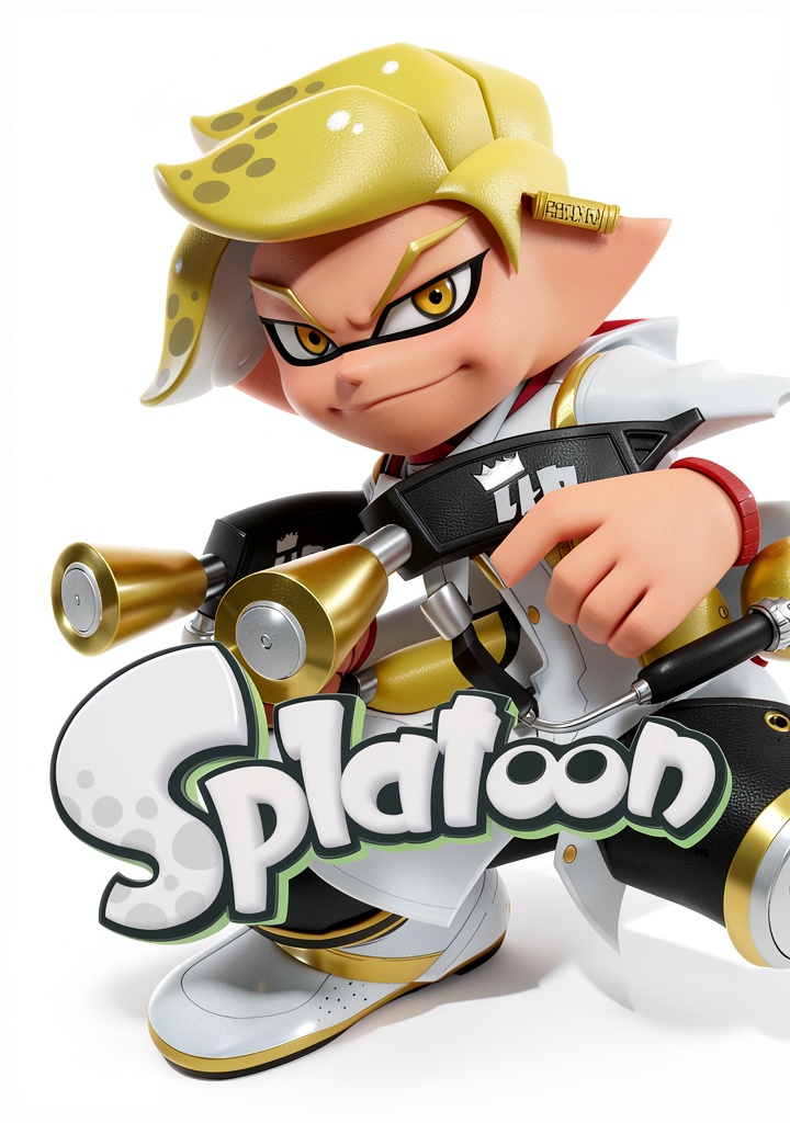 Installing Splatoon Volume 5 Manga by VIZ Media Kids Graphic Novel English on a wooden desk