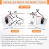 Feekoon Built in Thermostat for Cadet Heater 22 Amp Single Pole Metal-5
