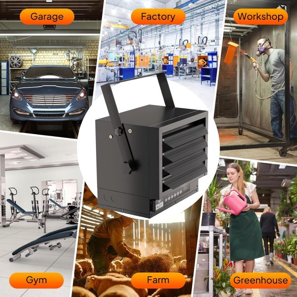 ROVSUN 5000W Electric Garage Heater with Remote App Control-6
