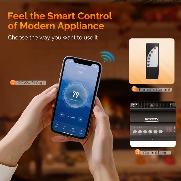 ROVSUN 5000W Electric Garage Heater with Remote App Control-3