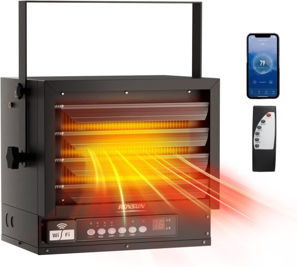 ROVSUN 5000W Electric Garage Heater with Remote App Control-0