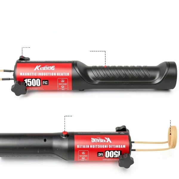 Induction Heater 1500W KKSEVENS Magnetic Tool with 12 Coils Red-4