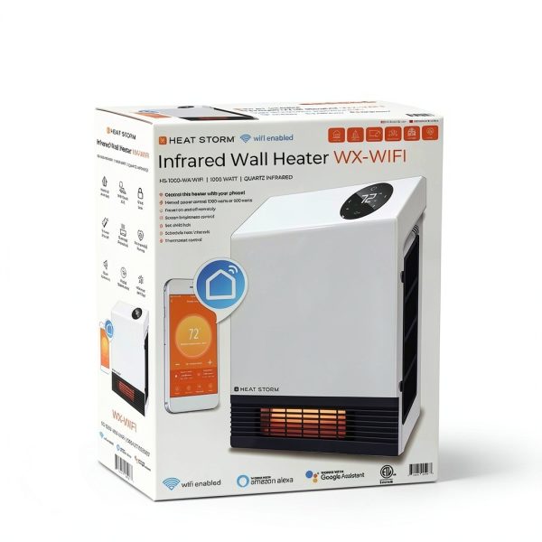 Heat Storm HS-1000-WX-WIFI Infrared Wi-Fi Heater, 1000 Watt-7