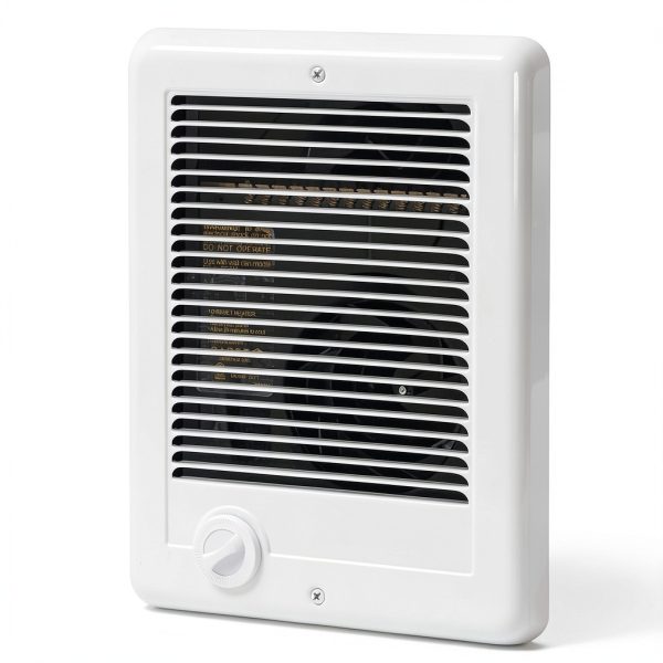 Cadet Com-Pak Electric Wall Heater Complete Unit With Thermostat (Model: CSC202TW, Part: 67507), 6825/5120 BTU, 240/208 Volt, 2000/1500 Watt, White-1