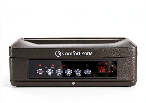 Comfort Zone Electric Hard-Wired Digital Fan-Forced Ceiling Mount Space Heater with Remote, 6,000 Watt, 240 Volt, Overheat Protection, Digital Thermostat, & 12-Hour Timer, Garage or Workshop, CZ225ER-2