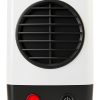 Lasko MyHeat Mini Personal Ceramic Space Heater for Home, Energy Efficient, Overheat Protection for Bedrooms, Offices, 6.2 Inches, 400W, White, 201-6
