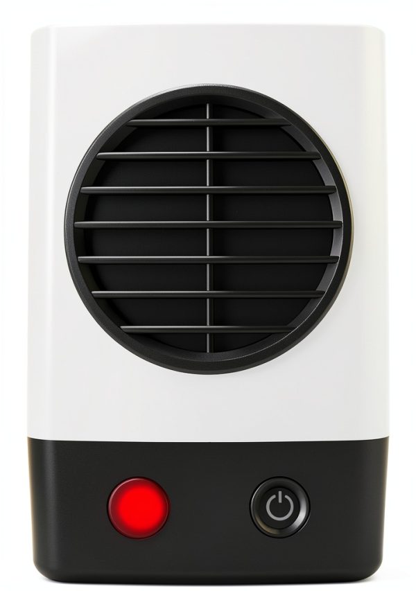 Lasko MyHeat Mini Personal Ceramic Space Heater for Home, Energy Efficient, Overheat Protection for Bedrooms, Offices, 6.2 Inches, 400W, White, 201-6