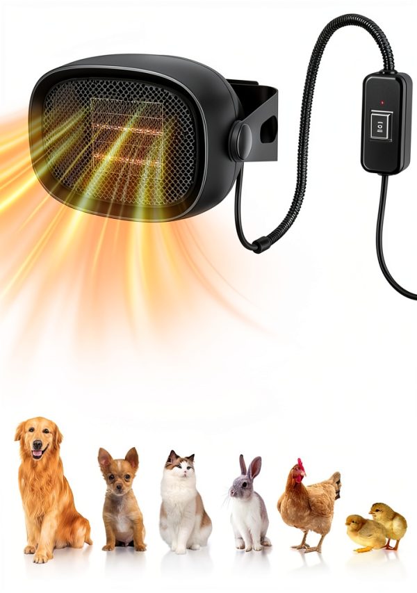 Dog House Heater Colliford 600W Thermostat Indoor Pedestal PAJ-06J-0