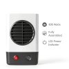 Lasko MyHeat Mini Personal Ceramic Space Heater for Home, Energy Efficient, Overheat Protection for Bedrooms, Offices, 6.2 Inches, 400W, White, 201-5