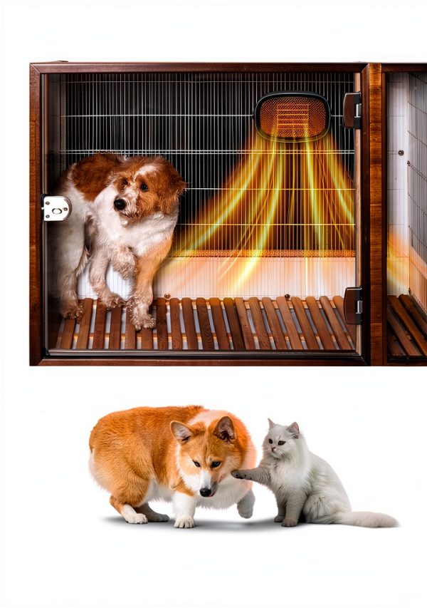Dog House Heater Colliford 600W Thermostat Indoor Pedestal PAJ-06J-6