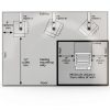 Comfort Zone Hard-Wired Ceiling Mount Garage Electric Space Heater, Fan-Forced, 5,000 watt, 240 volt, Overheat Protection, Thermal Cut-Out Switch, Ideal for Workshop & Garage, ETL Compliant, CZ220BK-4