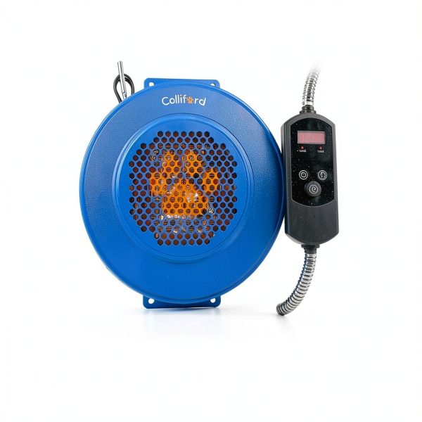 Dog House Heater 500W Colliford Pedestal with 40-115°F Thermostat-4