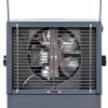 Comfort Zone Electric Hard-Wired Digital Fan-Forced Ceiling Mount Space Heater with Remote, 6,000 Watt, 240 Volt, Overheat Protection, Digital Thermostat, & 12-Hour Timer, Garage or Workshop, CZ225ER-11