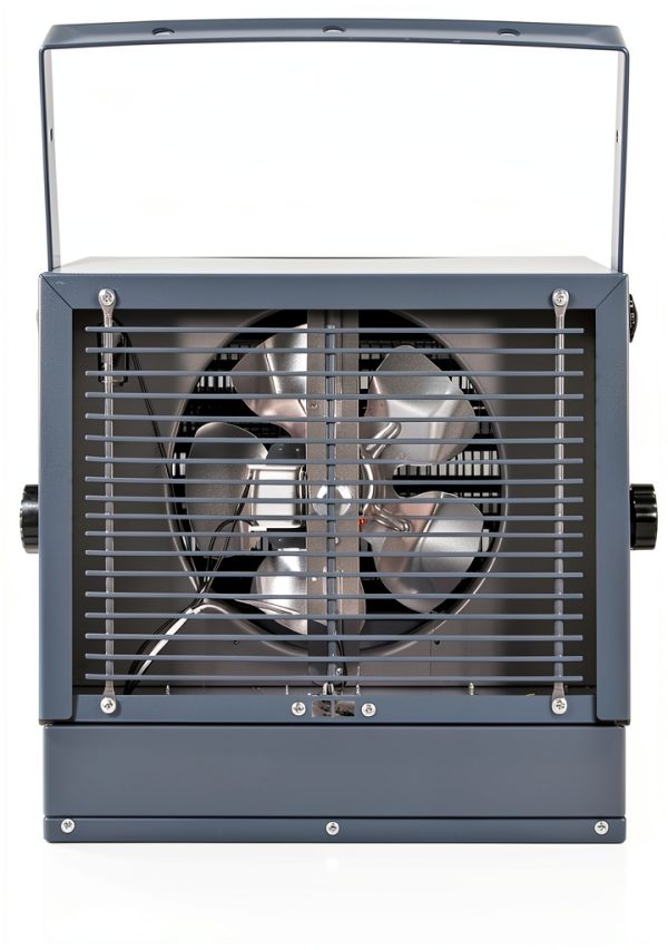 Comfort Zone Electric Hard-Wired Digital Fan-Forced Ceiling Mount Space Heater with Remote, 6,000 Watt, 240 Volt, Overheat Protection, Digital Thermostat, & 12-Hour Timer, Garage or Workshop, CZ225ER-11
