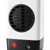 Lasko MyHeat Mini Personal Ceramic Space Heater for Home, Energy Efficient, Overheat Protection for Bedrooms, Offices, 6.2 Inches, 400W, White, 201-0