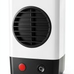 Lasko MyHeat Mini Personal Ceramic Space Heater for Home, Energy Efficient, Overheat Protection for Bedrooms, Offices, 6.2 Inches, 400W, White, 201-0