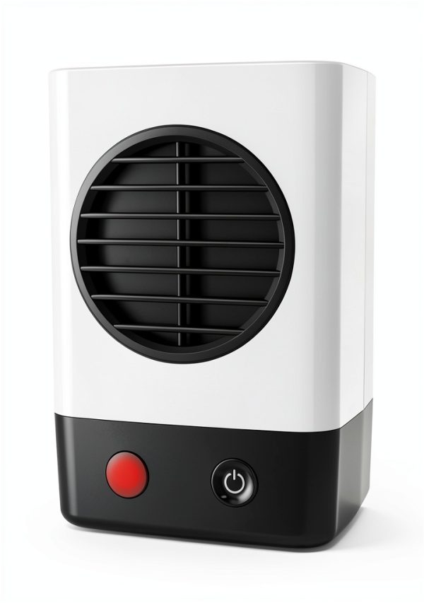 Lasko MyHeat Mini Personal Ceramic Space Heater for Home, Energy Efficient, Overheat Protection for Bedrooms, Offices, 6.2 Inches, 400W, White, 201-0