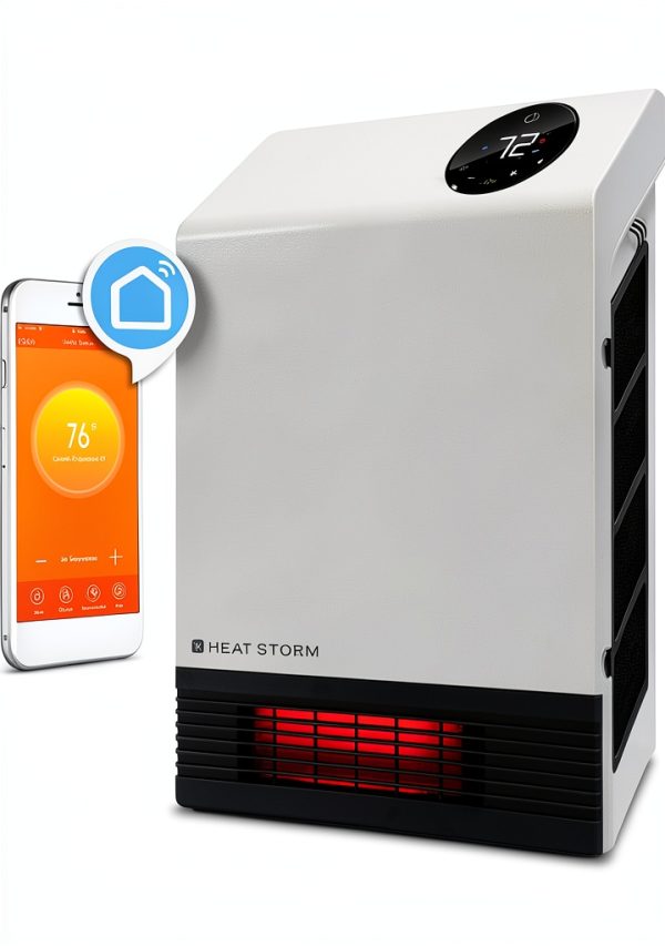 Heat Storm HS-1000-WX-WIFI Infrared Wi-Fi Heater, 1000 Watt-0