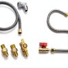 Gas Hose Connector Saillong 48 Inch Hook Up Kit with On/Off Valve-6