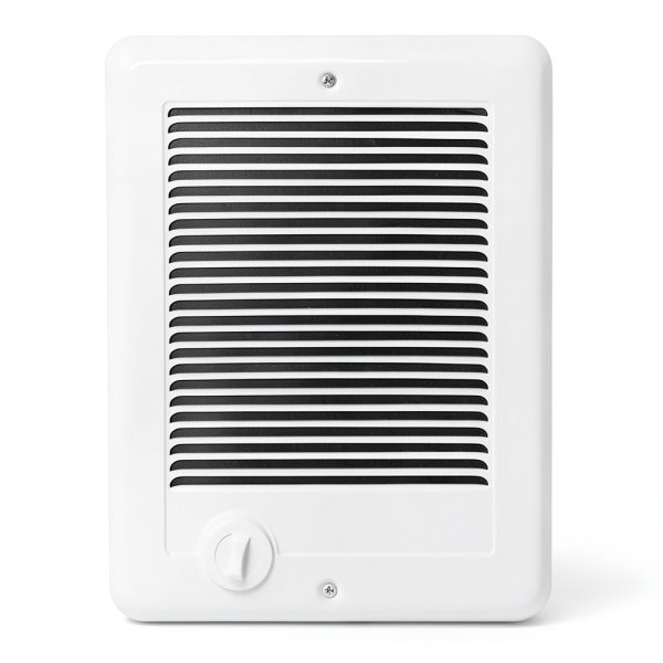 Cadet Com-Pak Electric Wall Heater Complete Unit With Thermostat (Model: CSC202TW, Part: 67507), 6825/5120 BTU, 240/208 Volt, 2000/1500 Watt, White-0