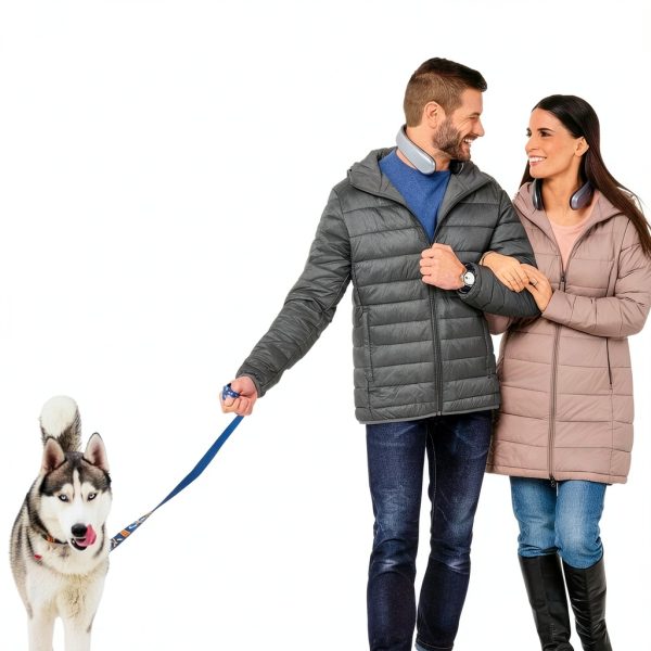 Ontel Handy Heater Freedom - Wearable Neck Heater for Cold Weather, 4 Heat Settings - Comfort Heating Technology - Cordless & Personal - USB Rechargeable, 6 Hour Battery Life, Portable Neck Warmer-5