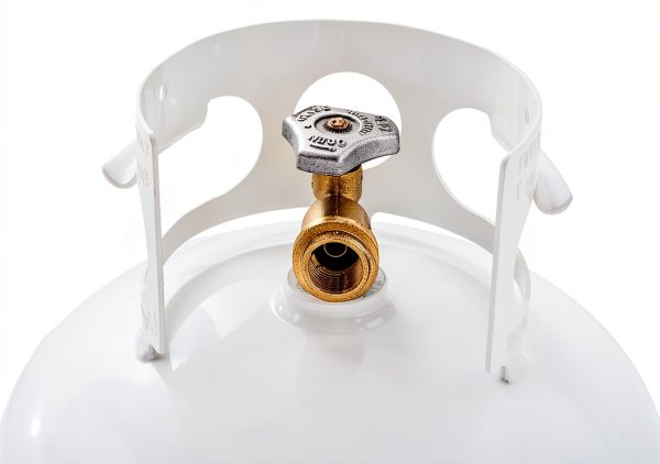 Flame King YSN401 Steel Propane Tank Cylinder With Overflow Protection Device Valve, 40 Lb, White-7