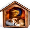 Dog House Heater 500W Colliford Pedestal with 40-115°F Thermostat-5