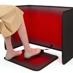 Under Desk Heater Foldable Quiet Office Space Heater with Timer and-0